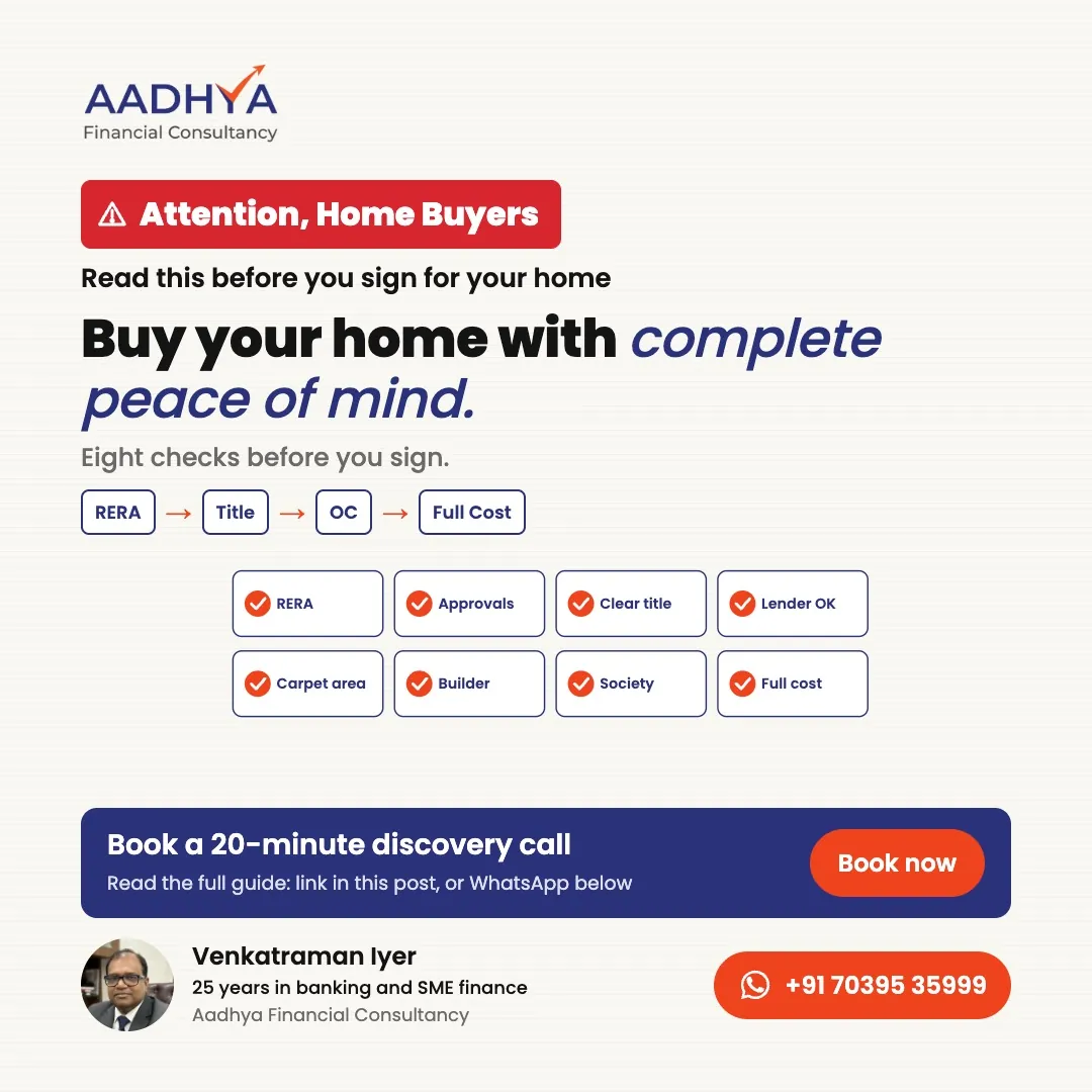 Eight checks before buying a home: RERA, title, occupancy certificate and the full cost.